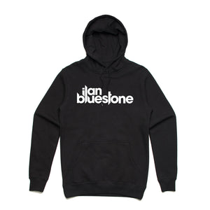 Black ilan Bluestone Logo Hoodie